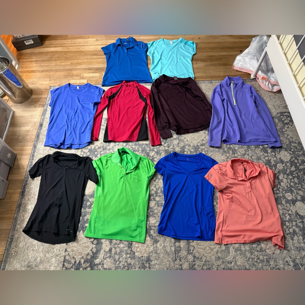 Under Armour Women's Tops - Black, Green, Blue, Red, Purple, Coral